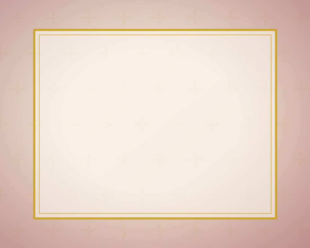 An ornate invitation card with a gold double border, of the kind families keep for decades